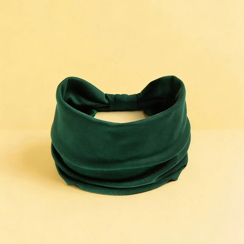Olivenorma Boho Solid Wide Stretchy Sport Yoga Stirnband