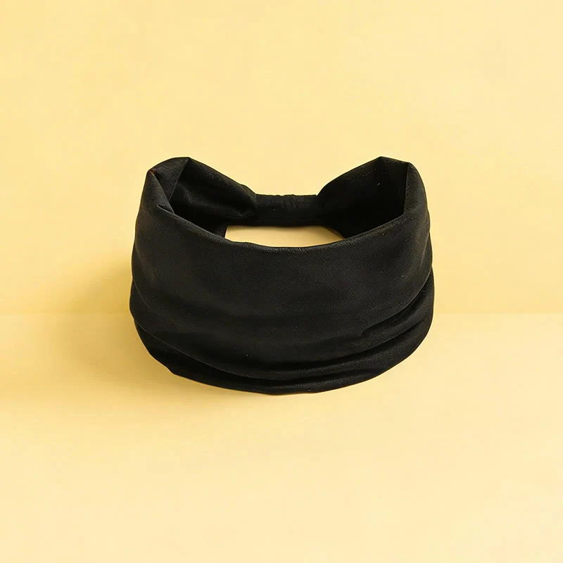 Olivenorma Boho Solid Wide Stretchy Sport Yoga Stirnband