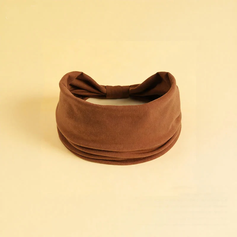 Olivenorma Boho Solid Wide Stretchy Sport Yoga Stirnband