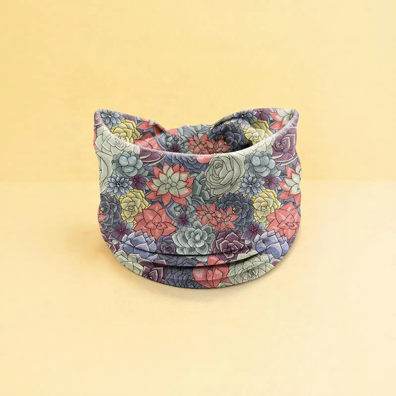 Olivenorma Boho-Stirnband mit Blumenmuster, verstellbar