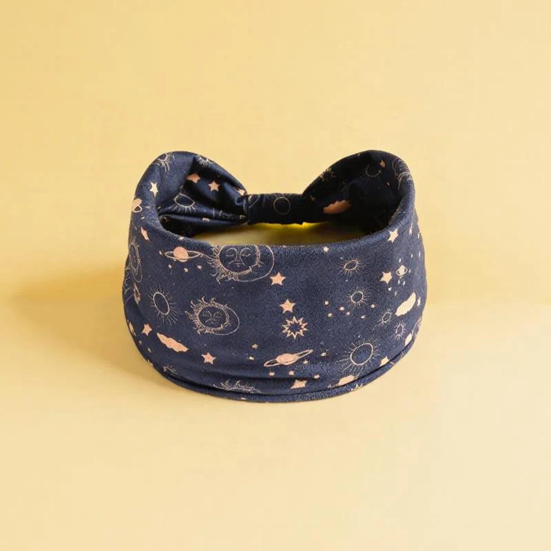 Olivenorma Boho-Yoga-Stirnband mit bösem Blick und Sonne, verstellbar