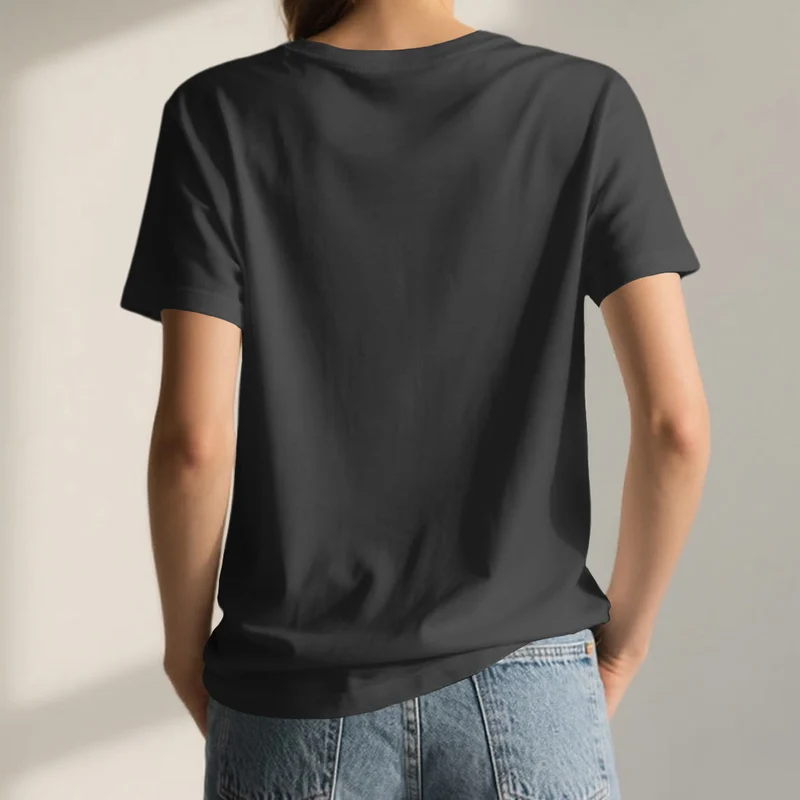 Olivenorma„Es ist ein schöner Tag für Yoga“ V-Ausschnitt T-Shirt