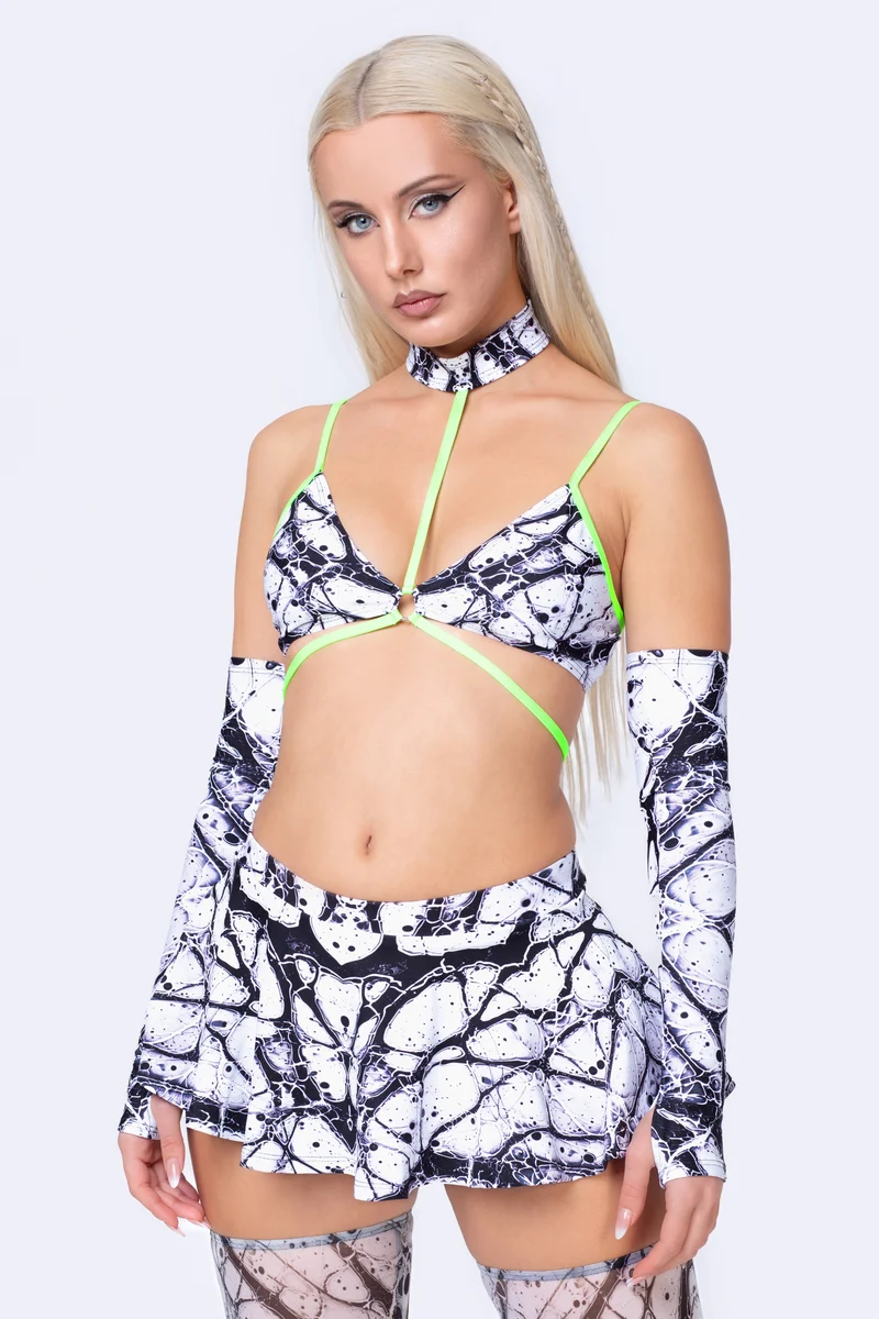Aural Drift Strappy Triangle Top