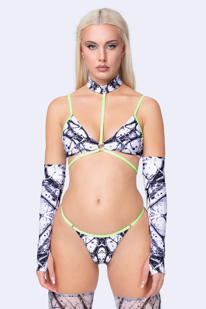 Aural Drift Strappy Triangle Top