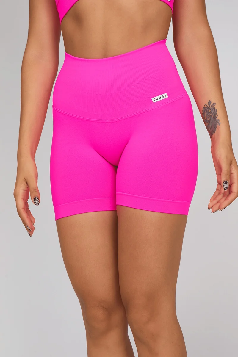 Shorts Push Up All-Up Fuxia Fluo