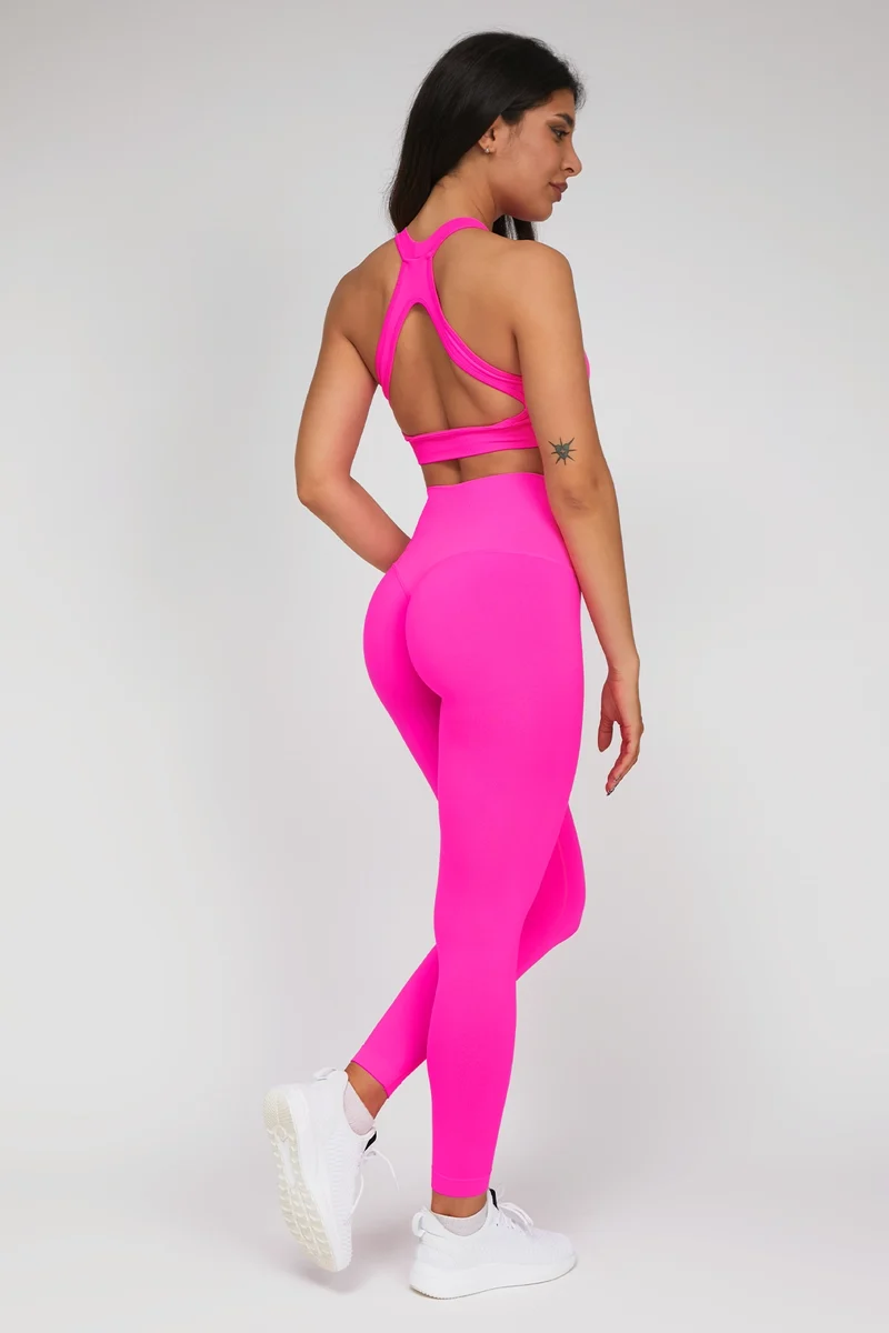 Leggings Push Up All-Up Fuxia Fluo