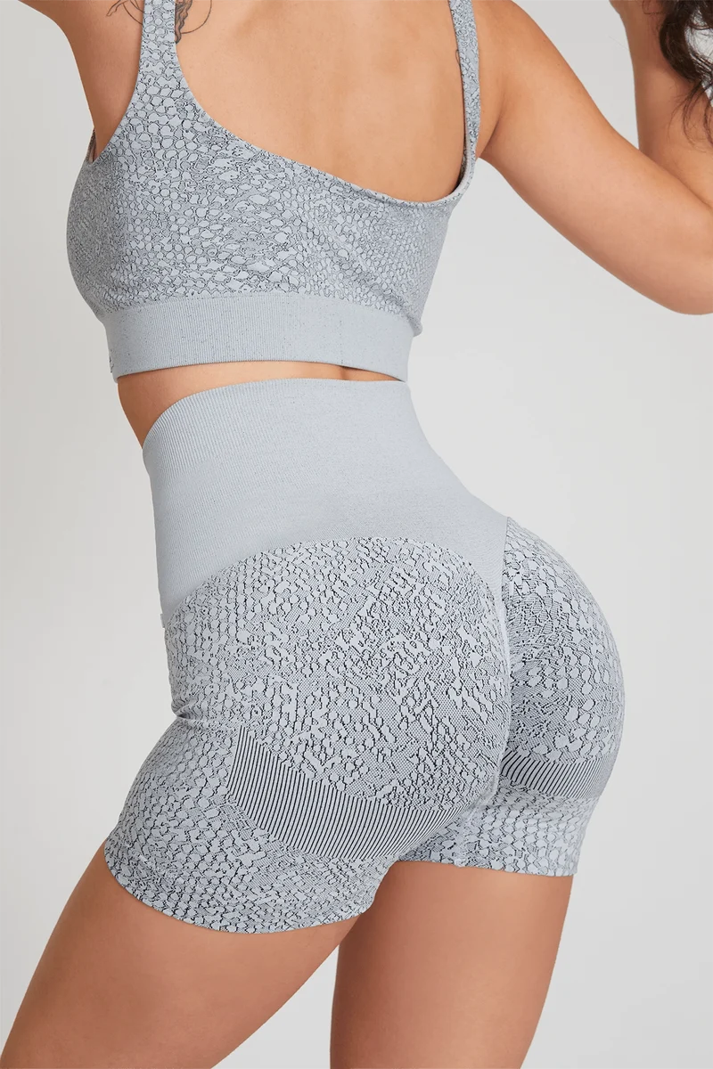 Shorts Push Up Jungle Pitone Ghiaccio