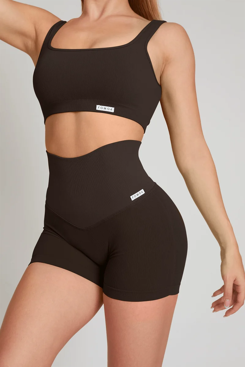Shorts Push Up Calipso Caffè Costine