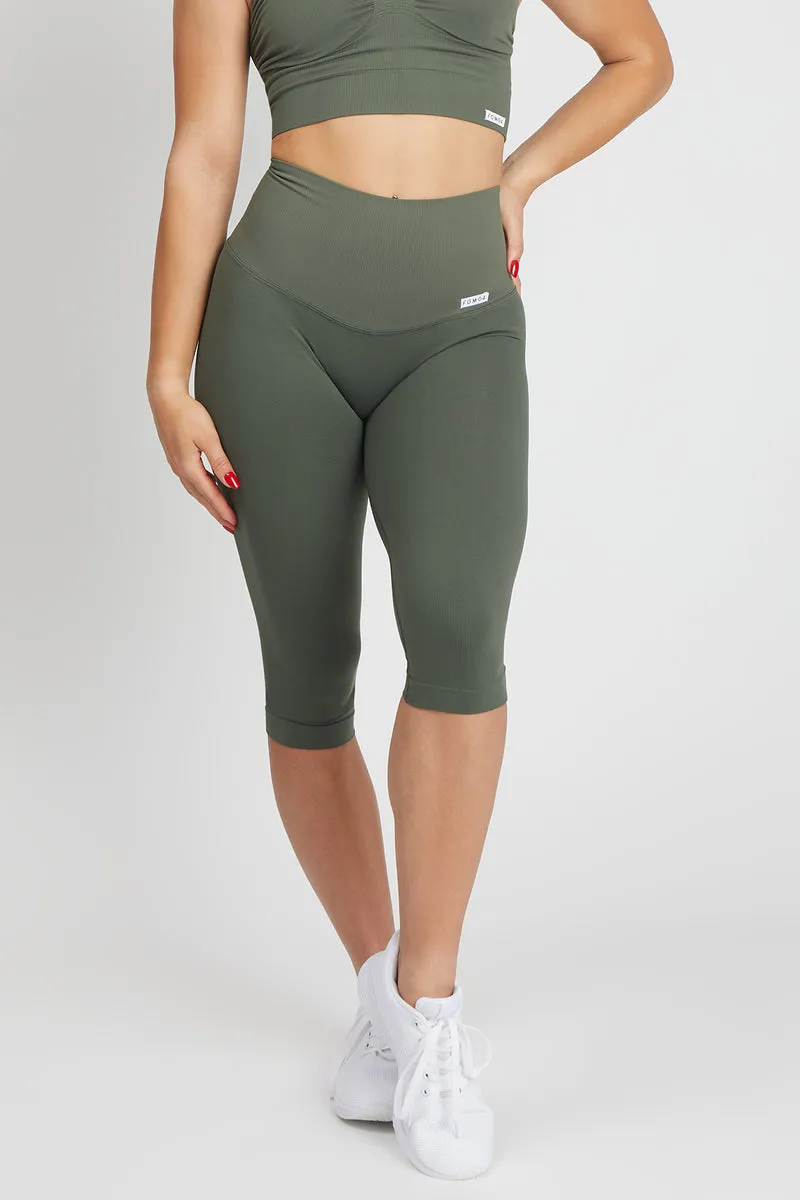Pinocchietto Push Up All-Up Verde Militare