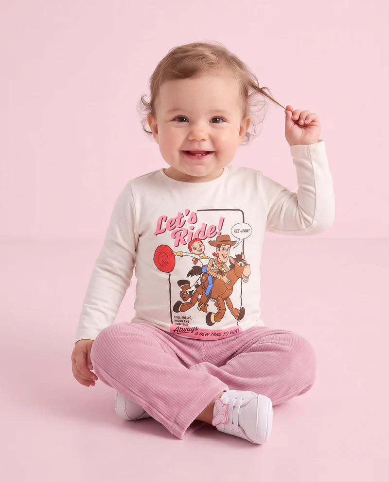 T-shirt Toy Story con personaggi Disney - Bianco