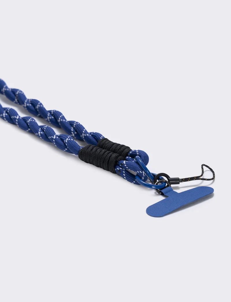 Laccio portacellulare cordoncino elegante - Blu