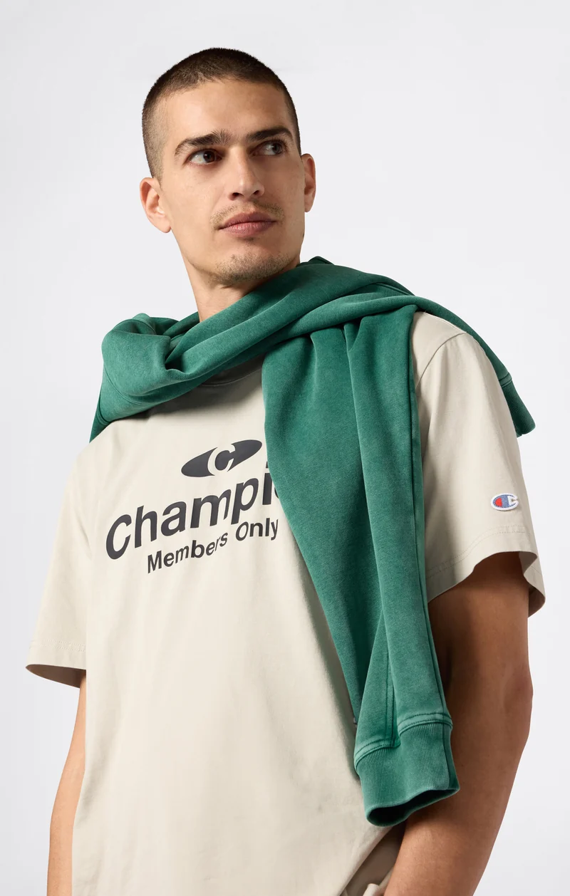 Men’s Washed Crewneck T-Shirt Icons