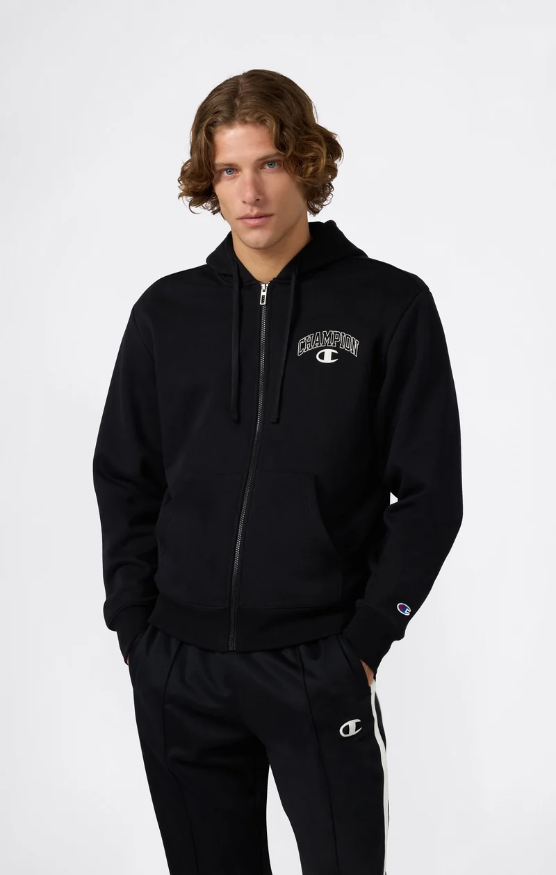 Men’s Fleece Full Zip Hoodie Street Varsity