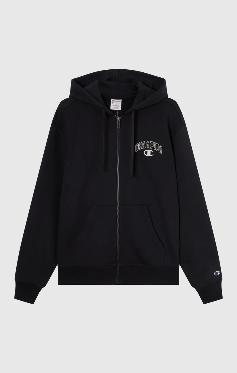 Men’s Fleece Full Zip Hoodie Street Varsity