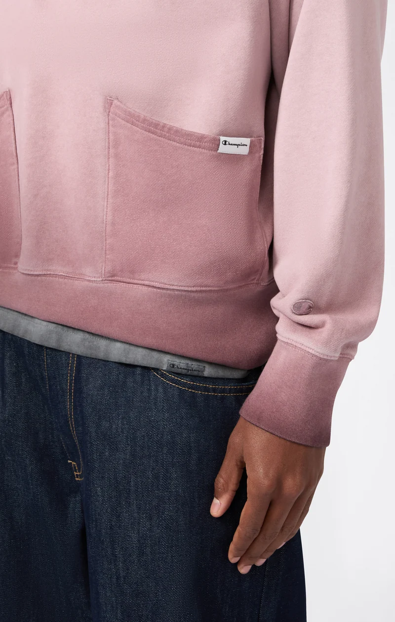 Men’s Washed Polo Half-Zip Neck Heavyweight Sweatshirt Time Capsule