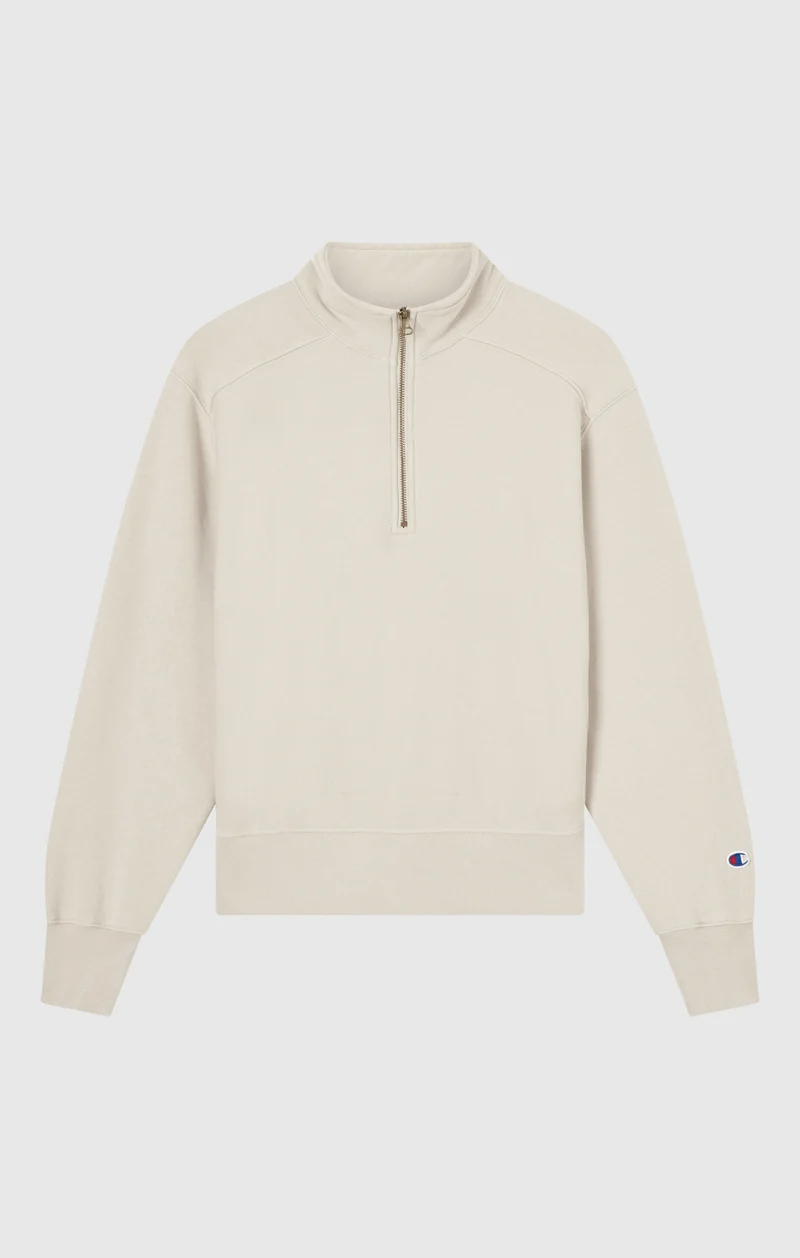 Women’s Heavyweight Half-Zip Fleece Sweatshirt Reverse Weave