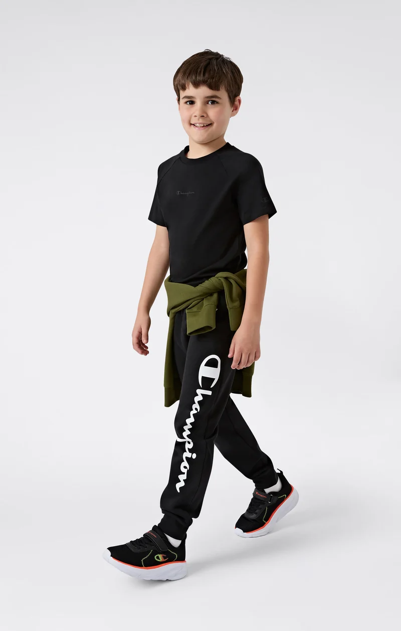 Boys’ Crewneck T-Shirt Light Cotton Jersey C-Tech