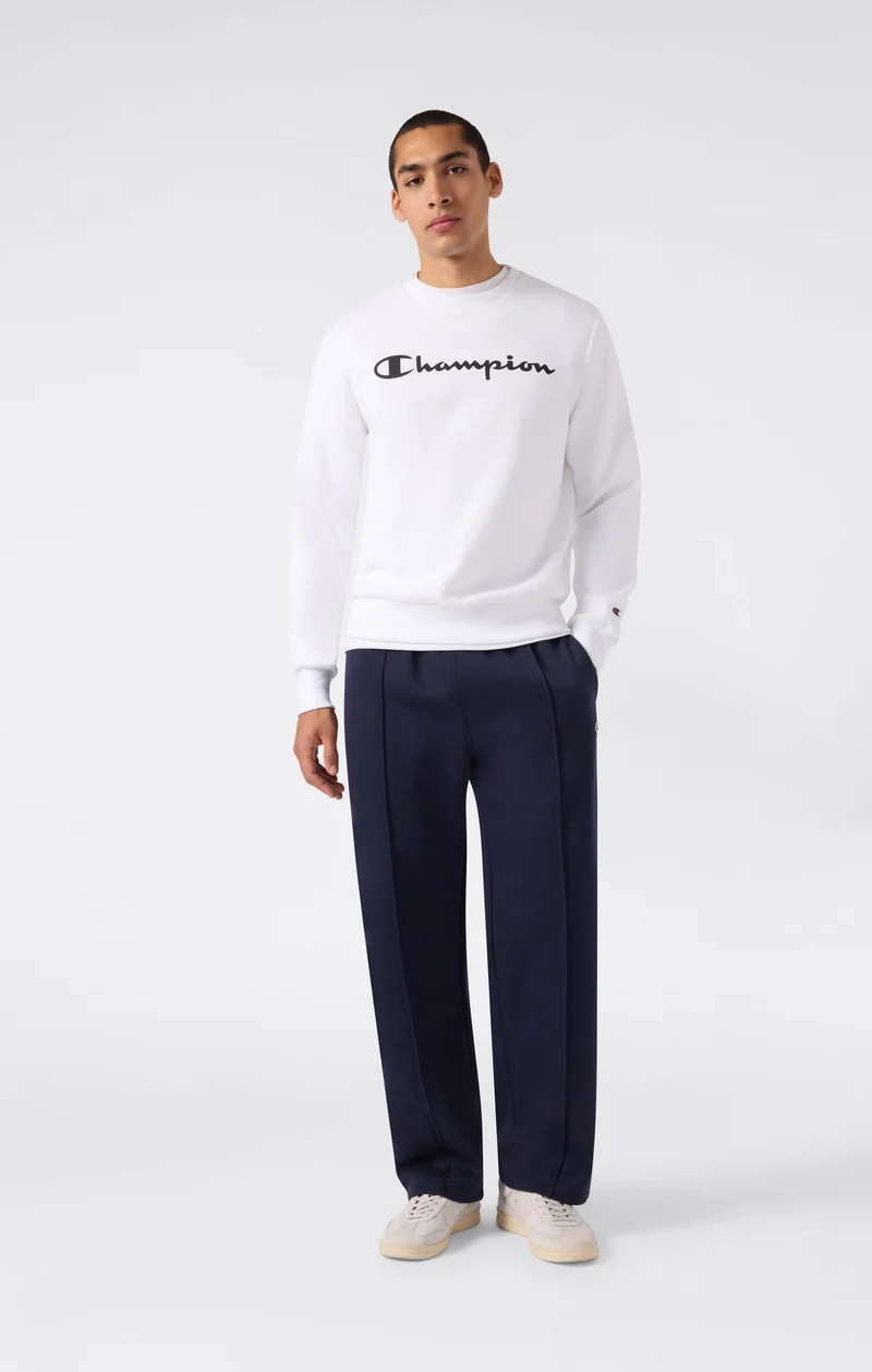 Men’s Fleece Crewneck Sweatshirt Script Logo