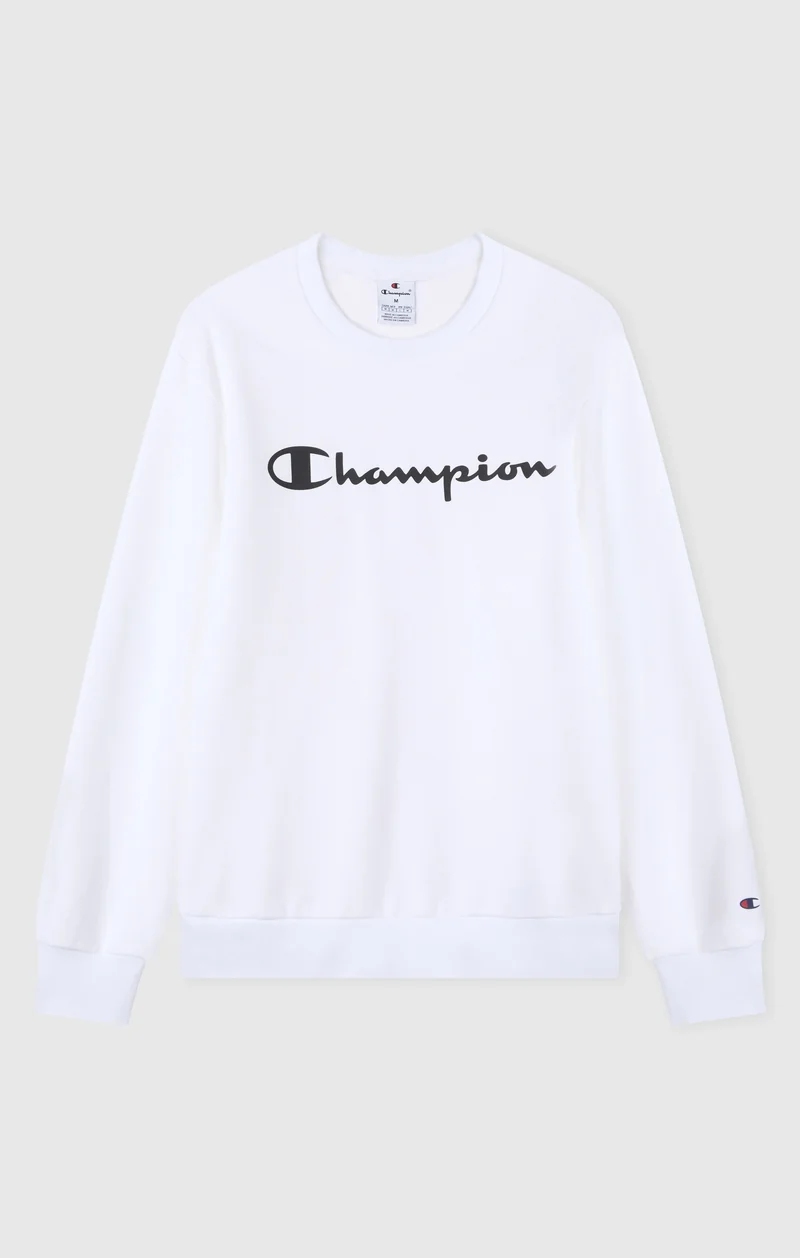 Men’s Fleece Crewneck Sweatshirt Script Logo