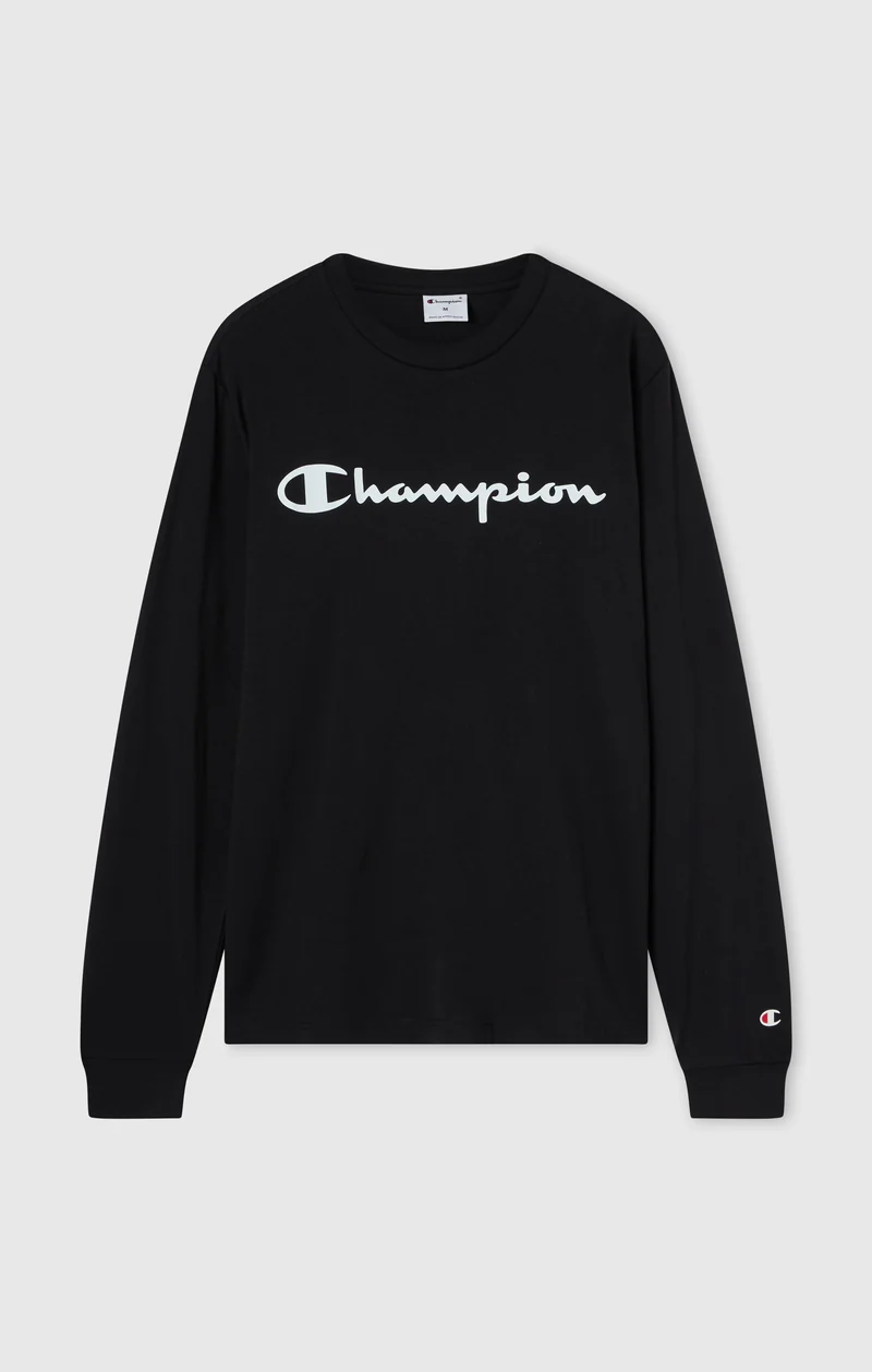 Men’s Long Sleeve T-Shirt Script Logo