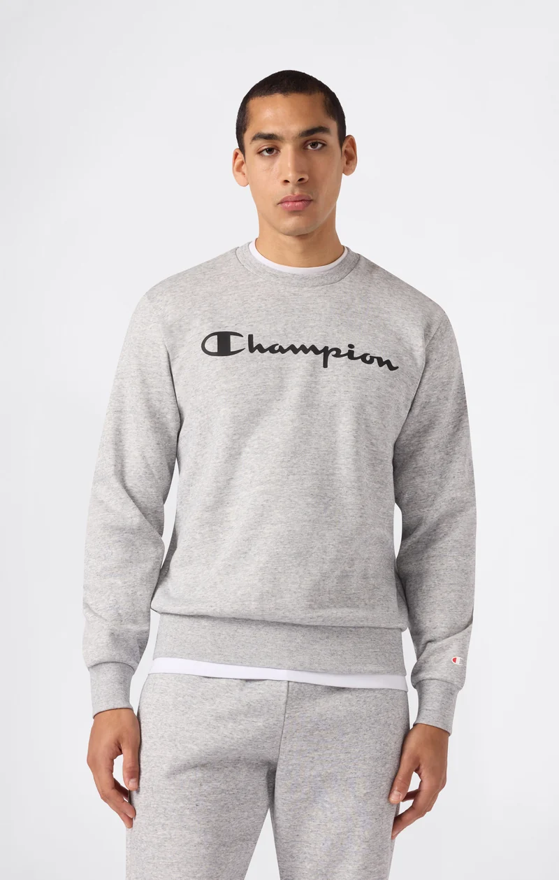Men’s Fleece Crewneck Sweatshirt Script Logo