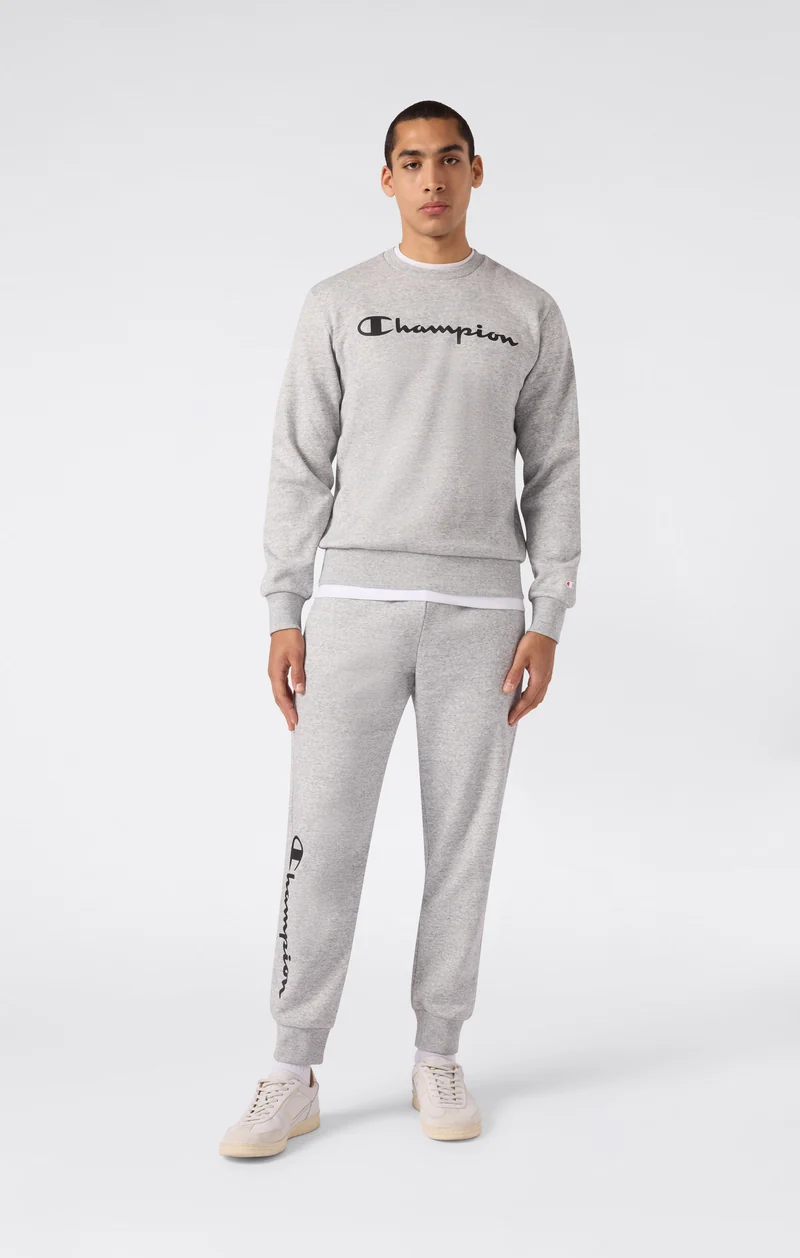 Men’s Fleece Crewneck Sweatshirt Script Logo