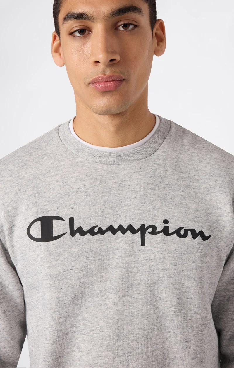 Men’s Fleece Crewneck Sweatshirt Script Logo