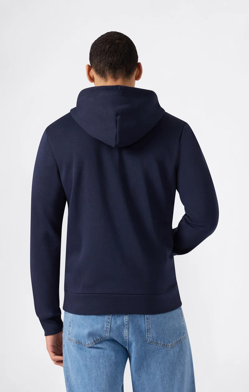 Men’s Fleece Full Zip Hoodie Script Logo