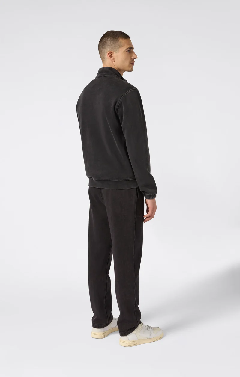 Men’s Fleece Full Zip Suit Washed Icons