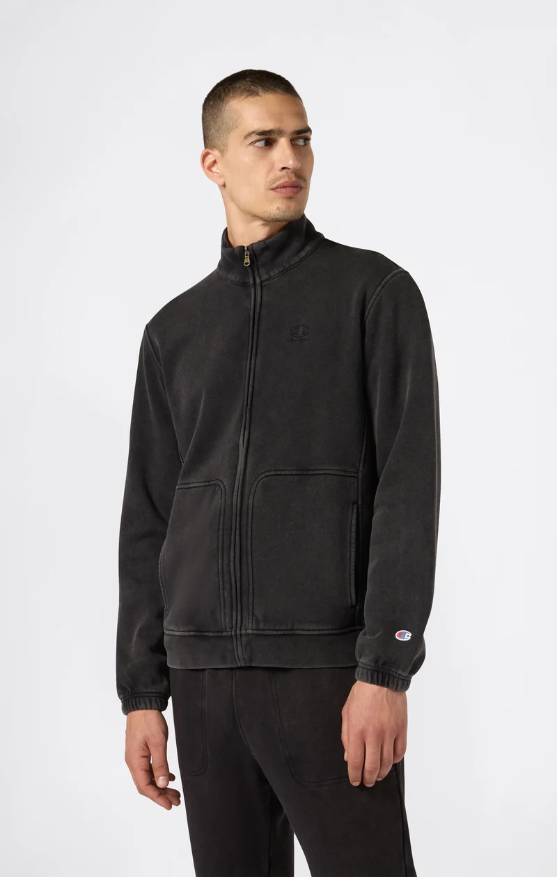 Men’s Fleece Full Zip Suit Washed Icons
