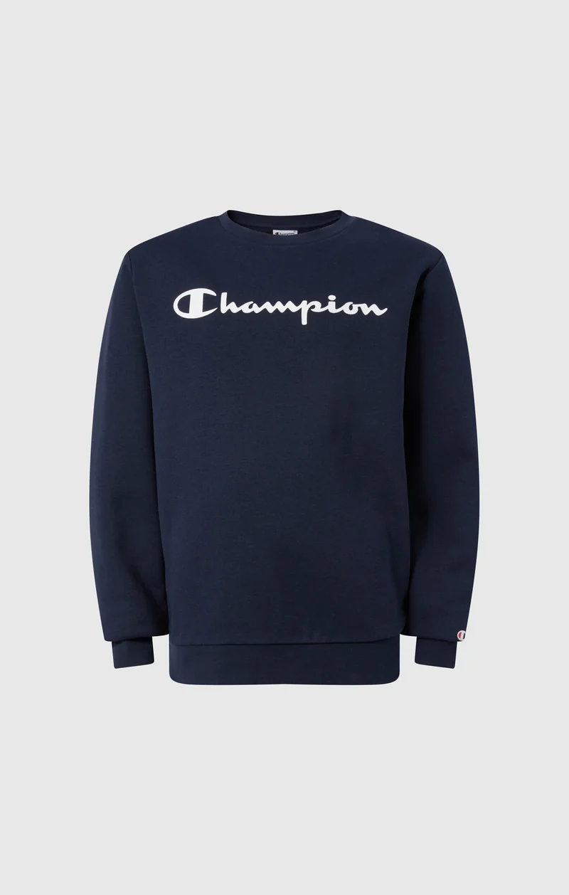 Boys' Fleece Crewneck Sweatshirt Script Logo