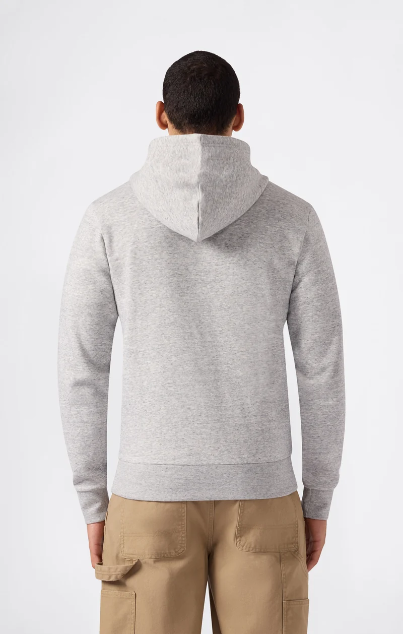 Men’s Fleece Full Zip Hoodie Script Logo