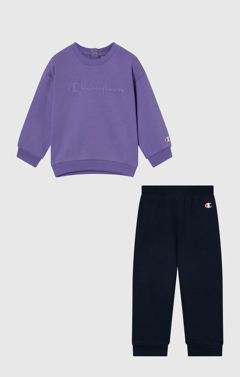 Baby Fleece Sweatsuit with Ribbed Cuffs