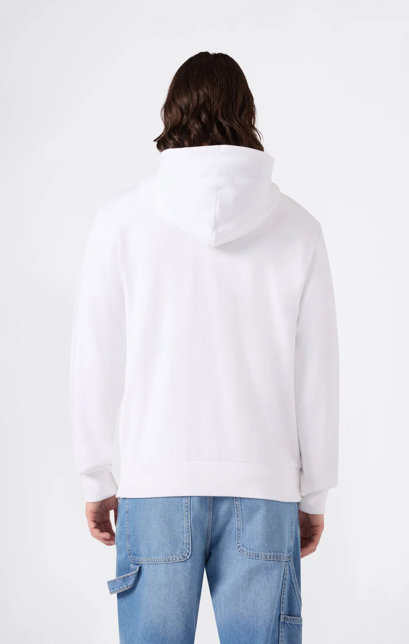 Men’s Fleece Full Zip Hoodie Script Logo