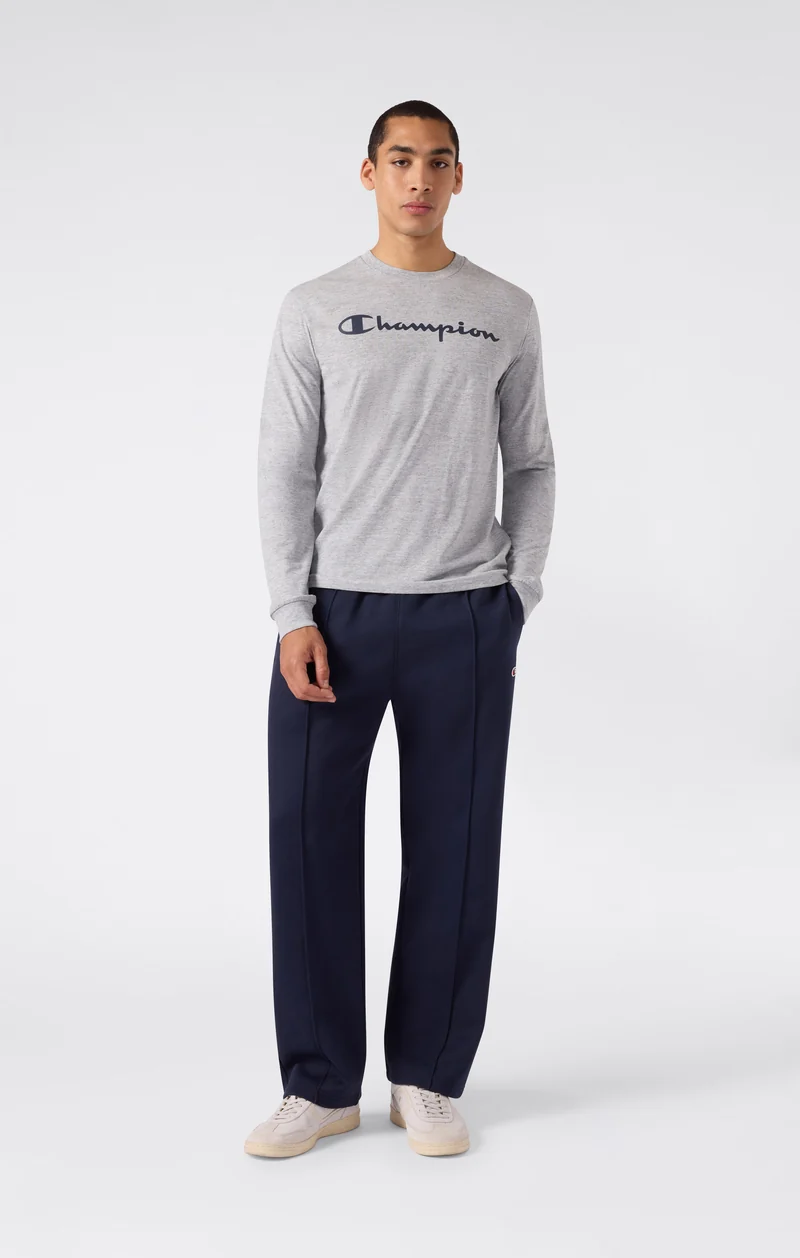 Men’s Long Sleeve T-Shirt Script Logo