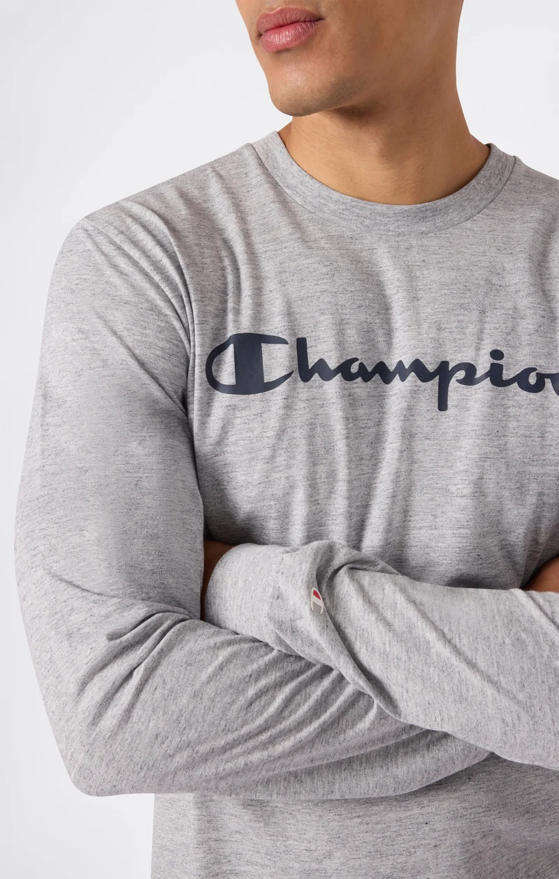 Men’s Long Sleeve T-Shirt Script Logo