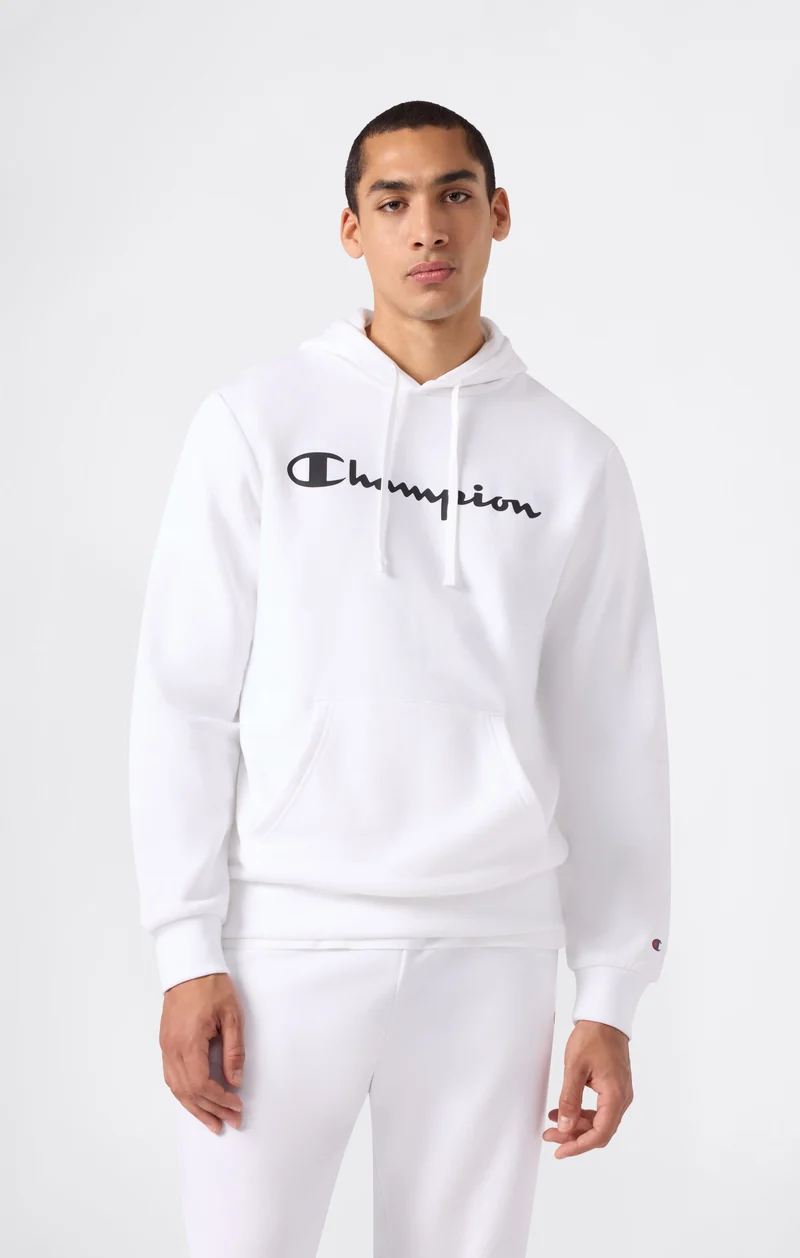 Men’s Fleece Hoodie Script Logo