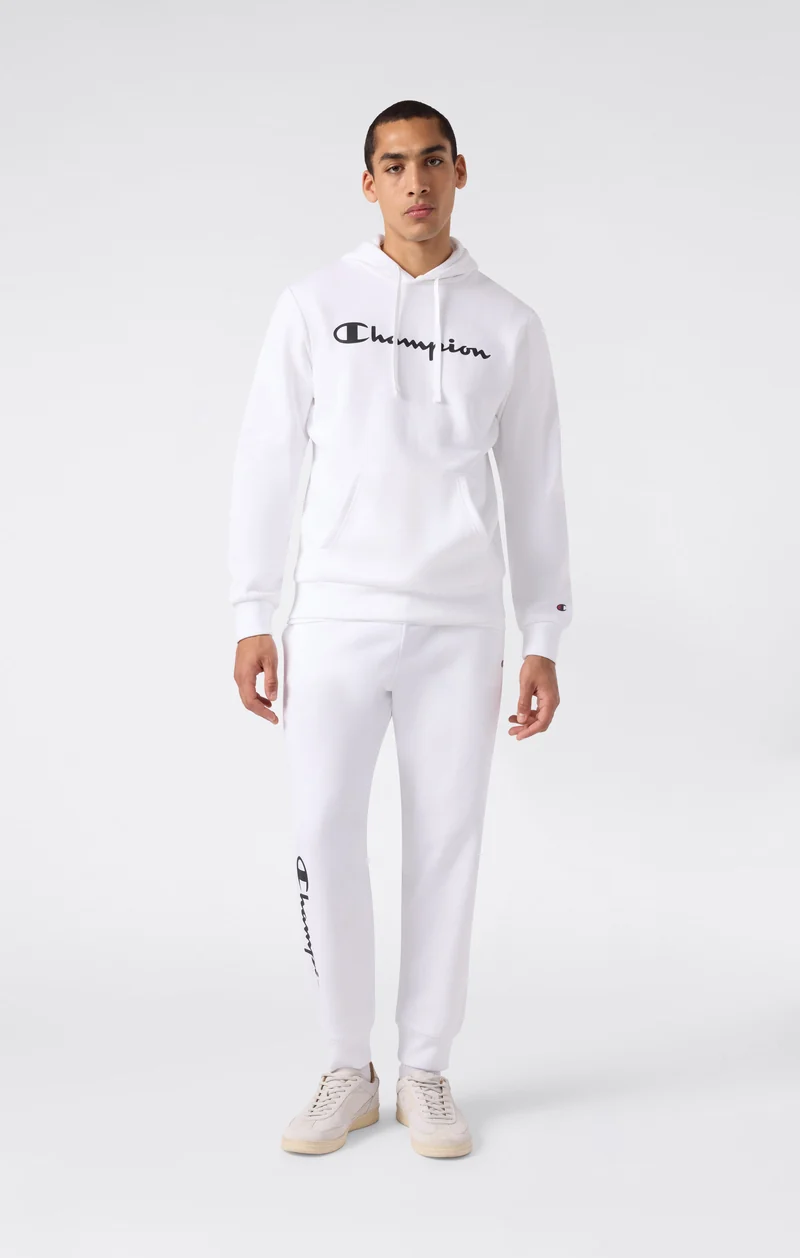 Men’s Fleece Hoodie Script Logo