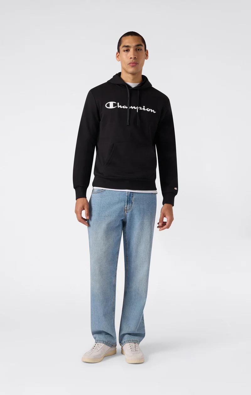 Men’s Fleece Hoodie Script Logo