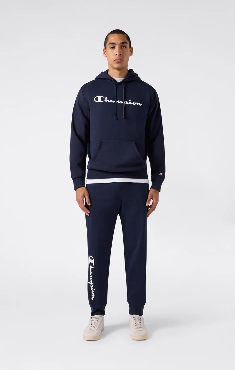 Men’s Fleece Hoodie Script Logo