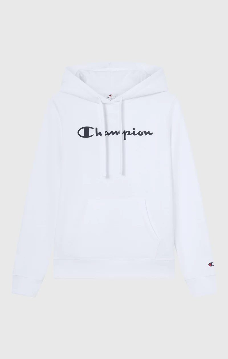 Women's Fleece Hooded Sweatshirt Script Logo