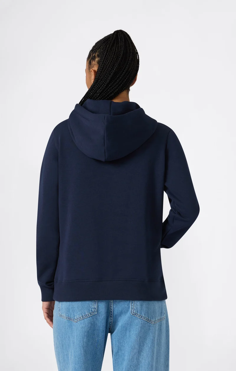 Women's Fleece Hooded Sweatshirt Script Logo
