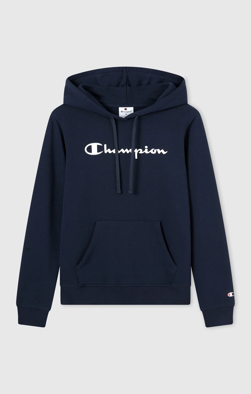 Women's Fleece Hooded Sweatshirt Script Logo