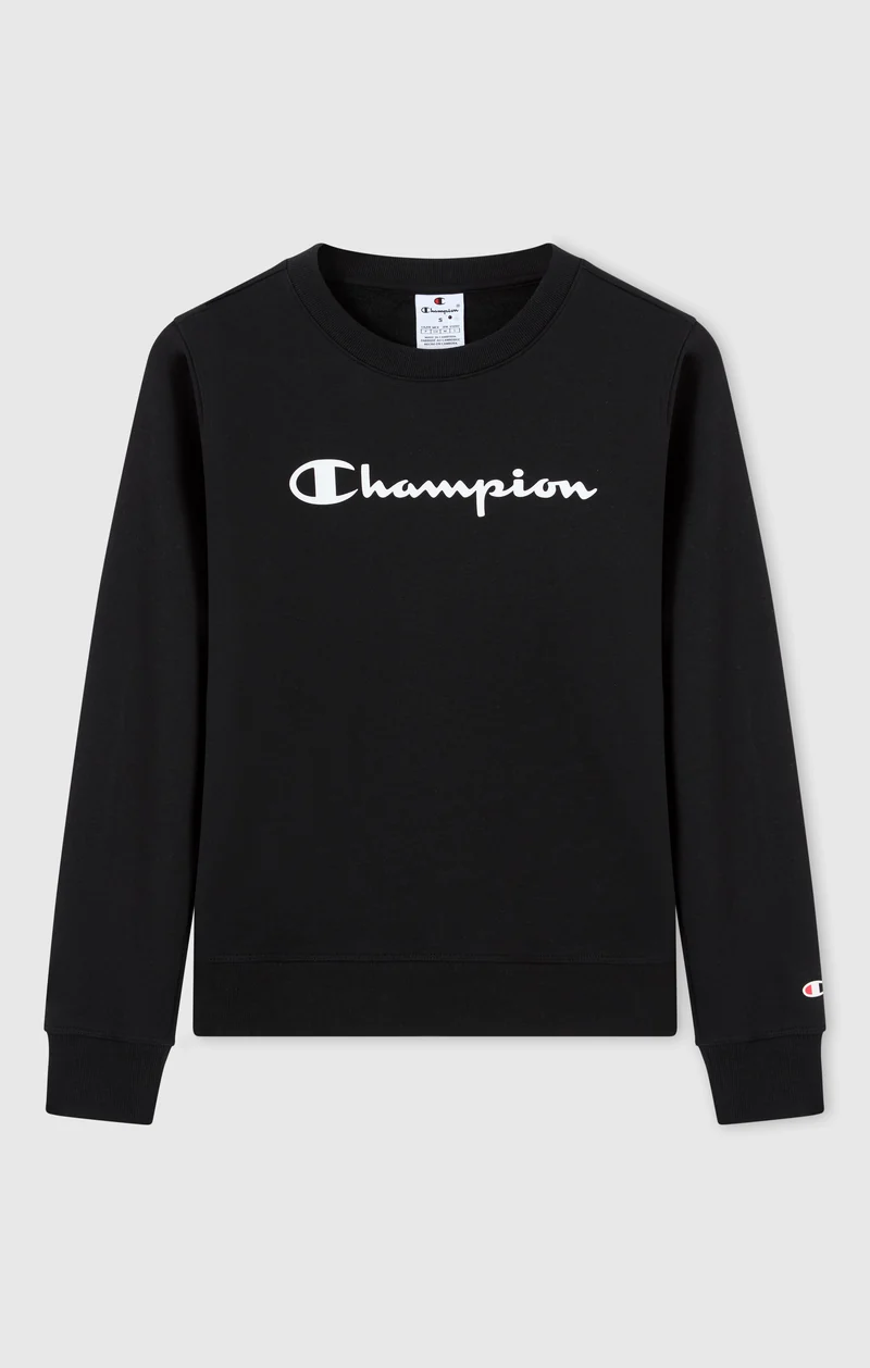 Women's Fleece Crewneck Sweatshirt Script Logo