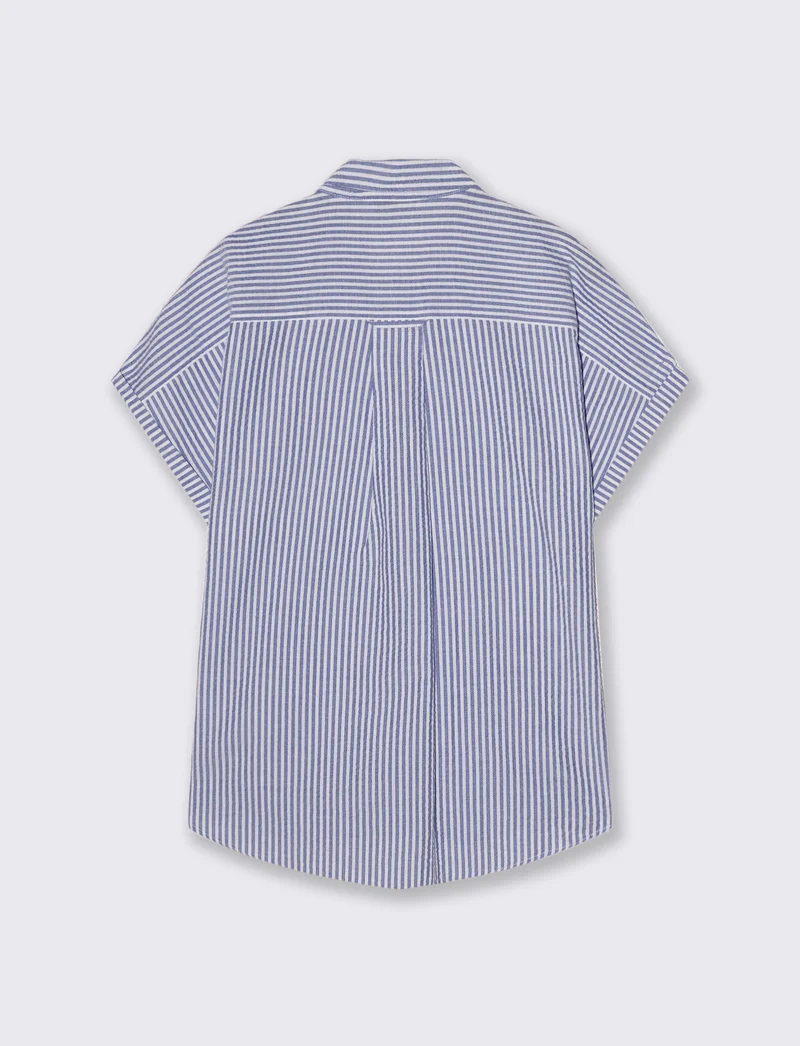 Camicia Mezza Manica Scollo a V - var 1