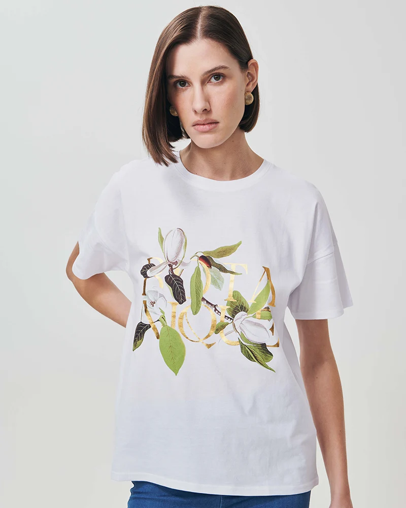 T-Shirt Manica Corta con Stampa - var 2