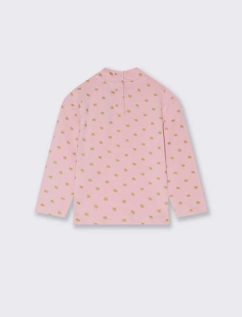 Lupetto con stampa in pasta - Rosa
