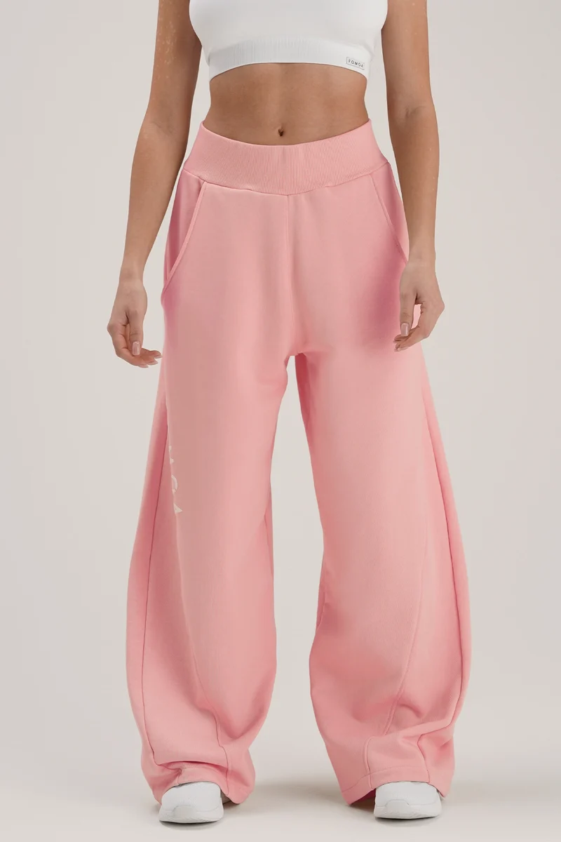 Pantalone Donna Baggy Ikonic Rosa Chiaro