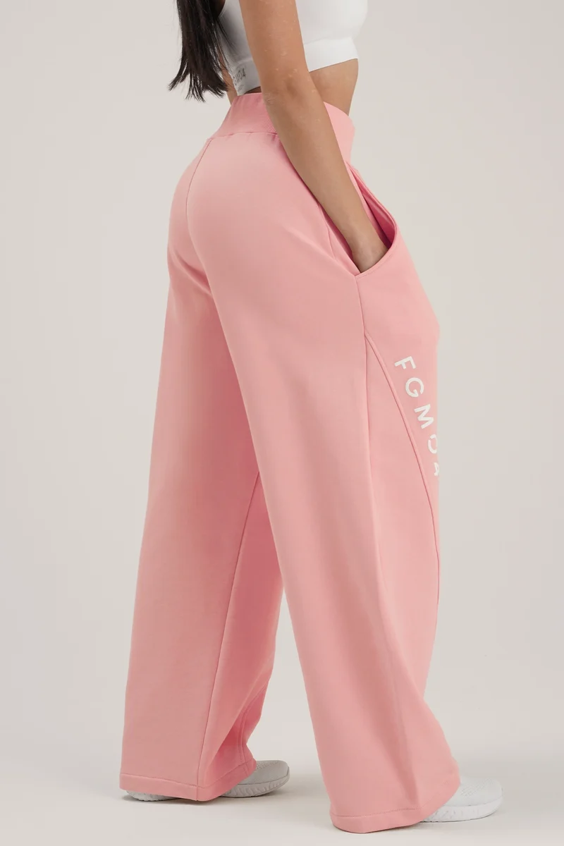 Pantalone Donna Baggy Ikonic Rosa Chiaro