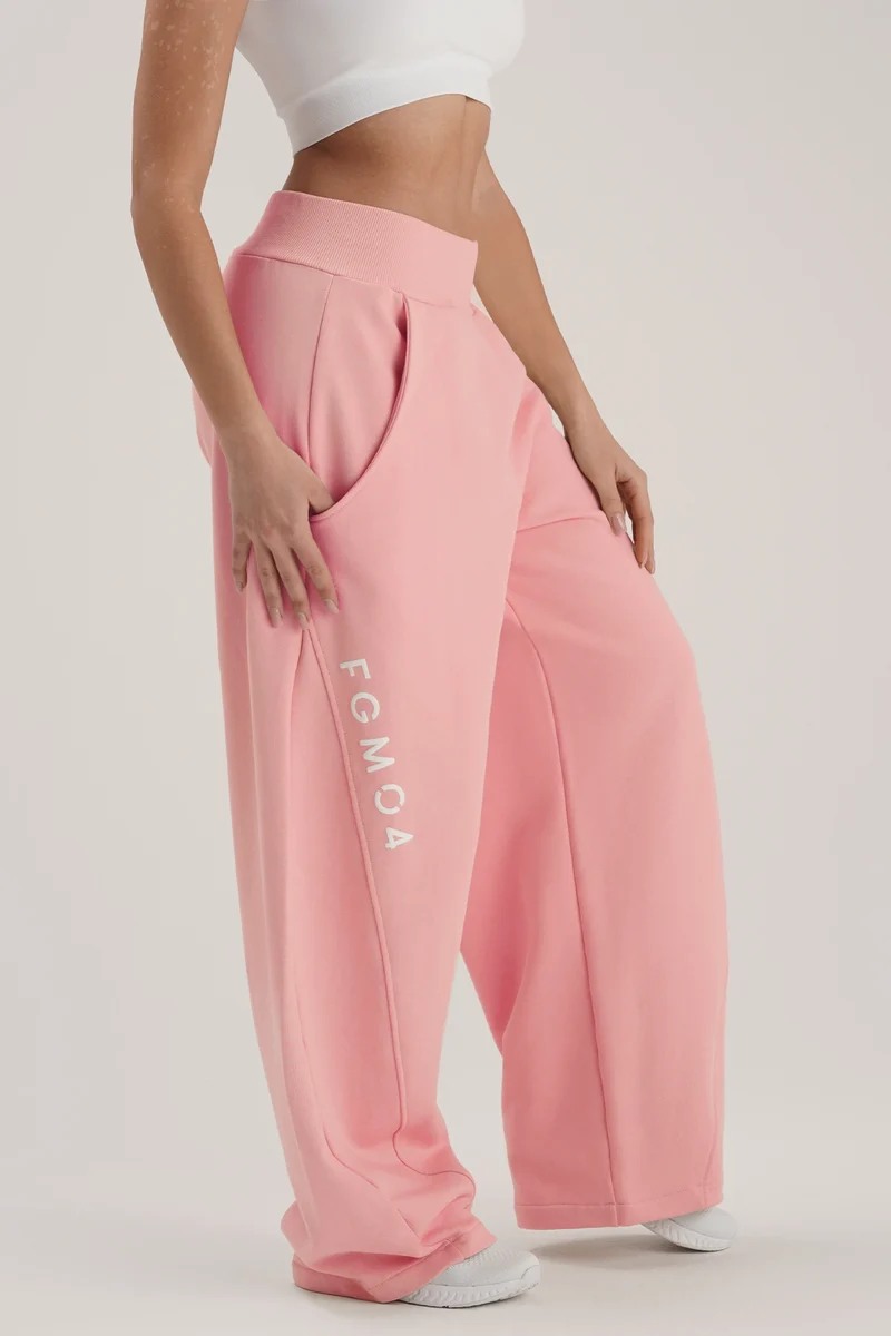 Pantalone Donna Baggy Ikonic Rosa Chiaro